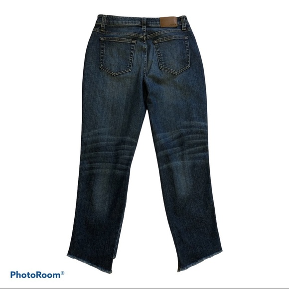 Joes The Debbie Crop High Rise Boyfriend Jeans Distressed Japanese Premium Denim - Picture 2 of 5